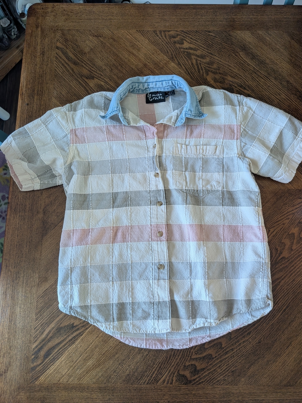 Vintage Striped Button Up